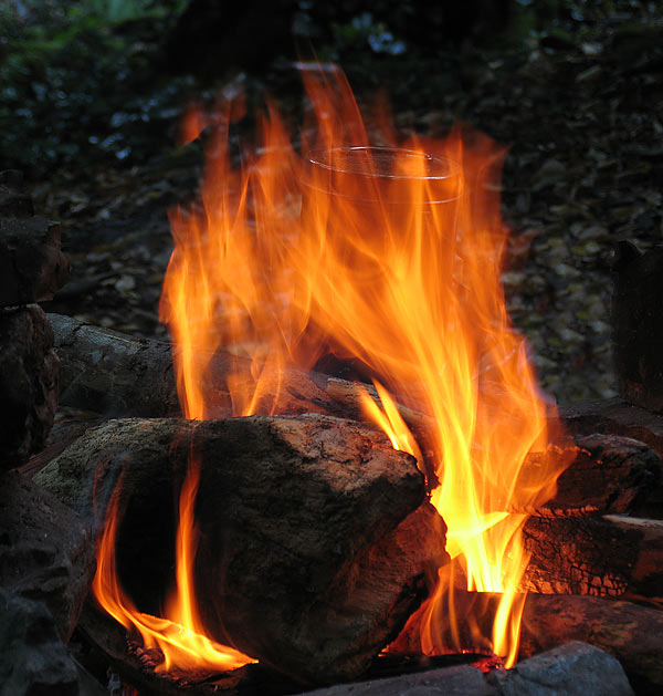 Тепло живого огня