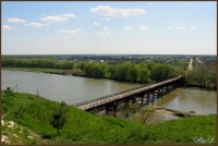 Старый мост через реку Кубань.