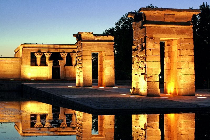 Египетский храм Дебод. Мадрид