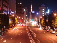 Токио ночью 