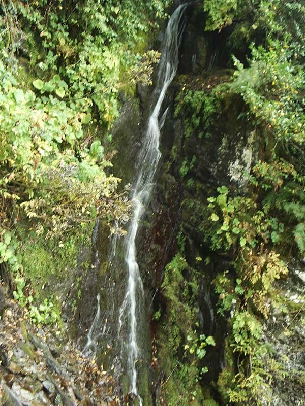 Один из водопадиков, впадающий в оз.Рица