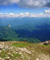 Собор скала и горы Лагонакского нагорья