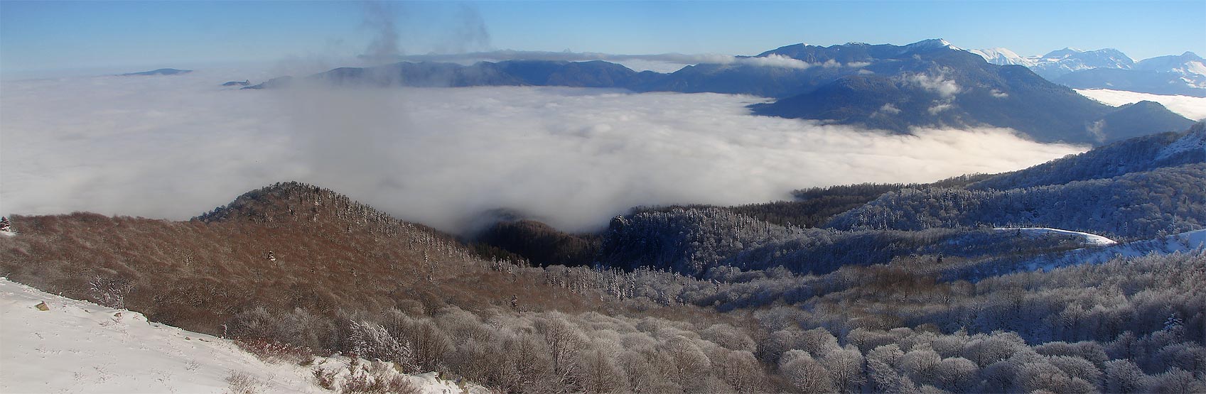 Долина Пшиша под облаками