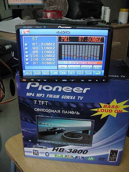   DVD-рессивер Pioneer hb-3800 