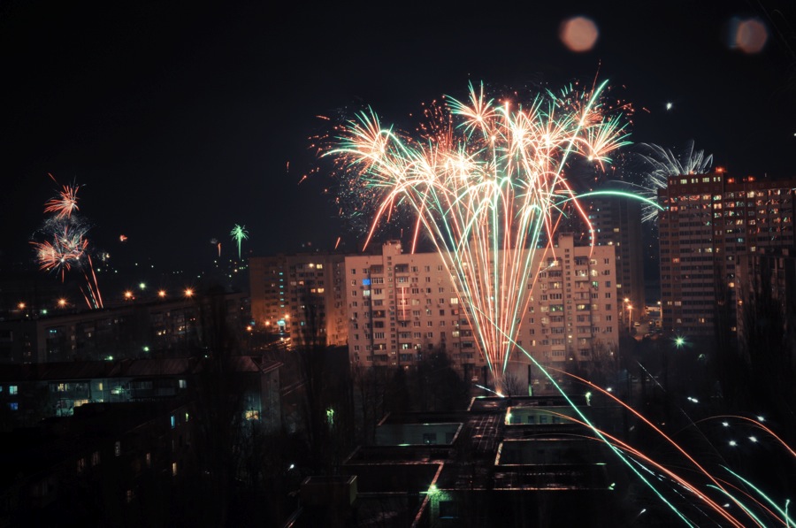 Fireworks in Krasnodar