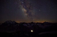 Ясность звёздной ночи в горах