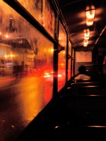 Вечер. Дождь. Пробка. Троллейбус.