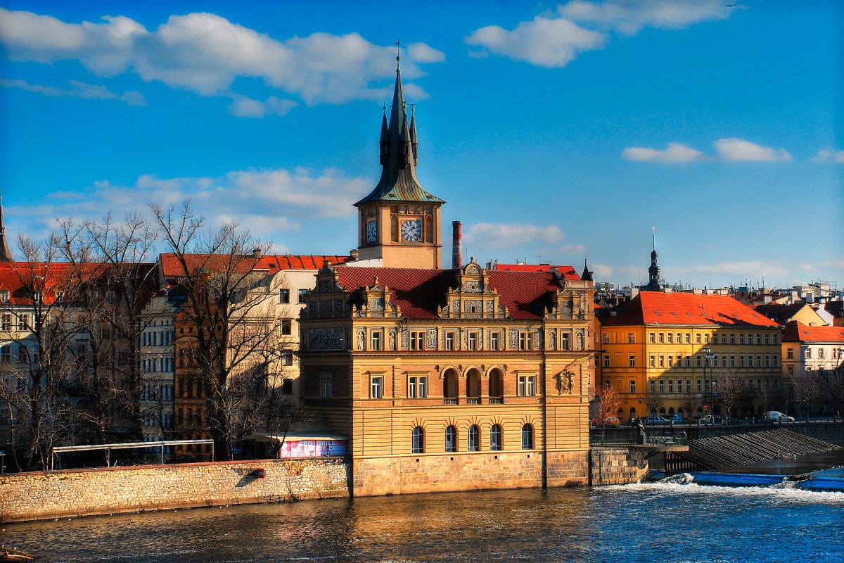 Вид на Прагу с Карлового моста
