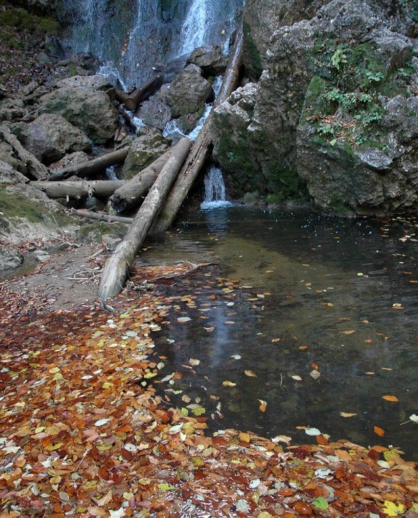 Осенний этюд с водопадом