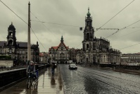 Дрезден. Дождь