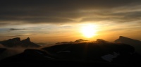 Закат на горе Сундук
