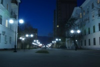 Улица размытых фонарей. 