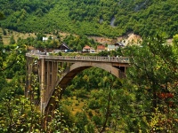 мост через каньон реки Тара